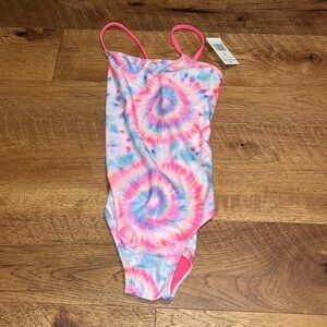 NWT Breaking Waves Girl’s Tie Dye One Piece Size 12
